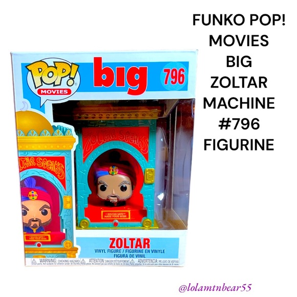 BRAND NEW FUNKO POP! MOVIES “BIG” ZOLTAR MACHINE #796 - GREAT COLLECTIBLE ICONIC - Picture 6 of 11